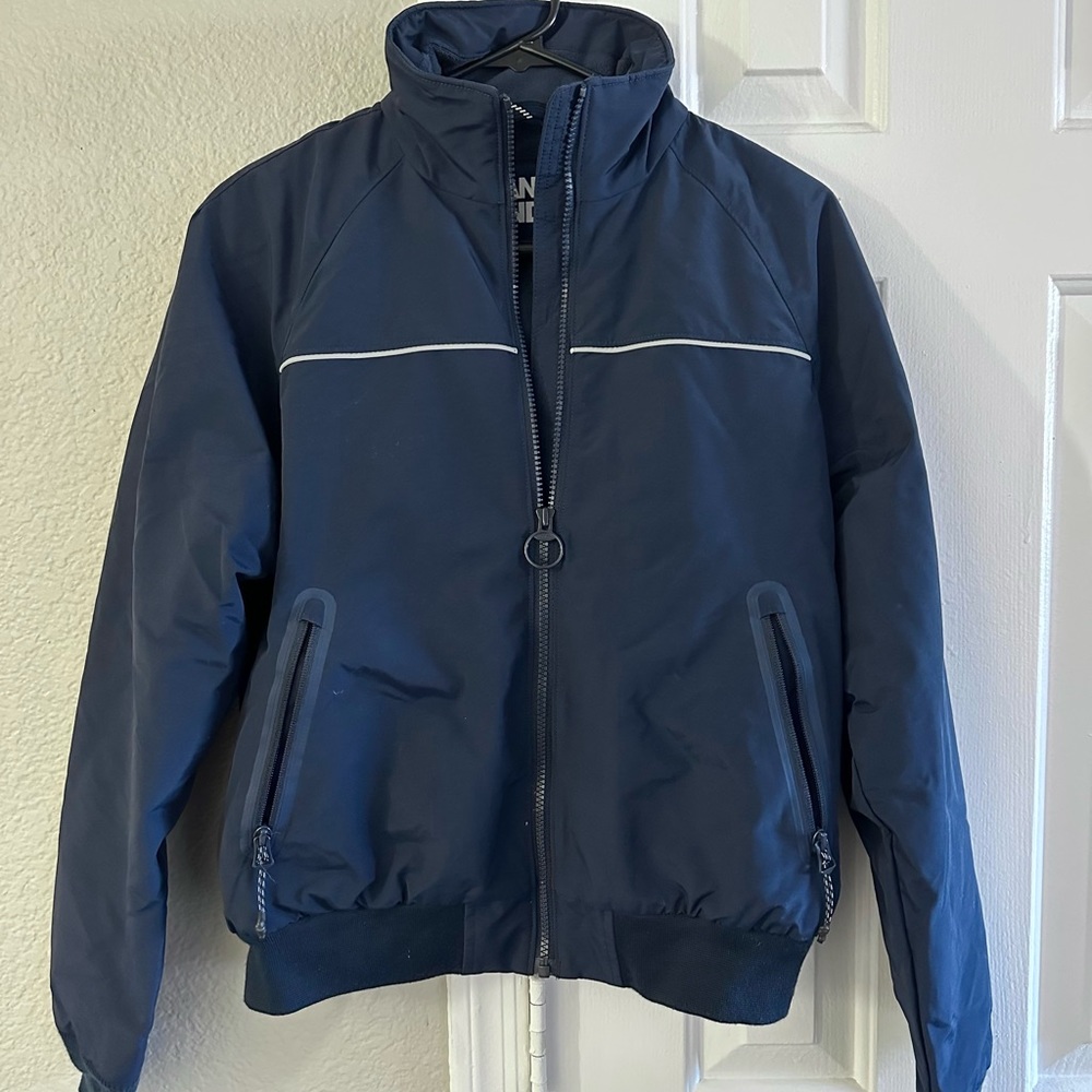 Lands End Classic Waterproof Squall Jacket | size: small | Navy Blue